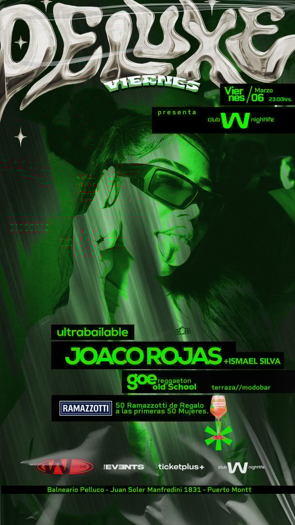 06 MARZO / Viernes DELUXE / 2 Pistas de Baile 💃 CLUB W