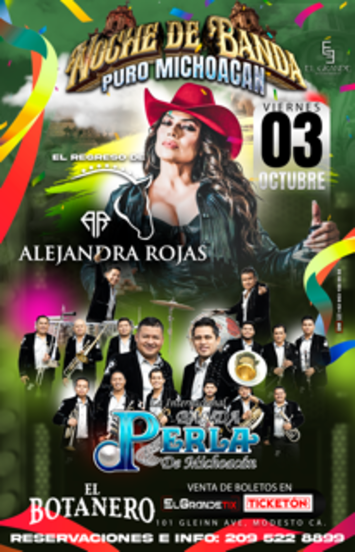 Alejandra Rojas-Banda Perla de Michoacan-El Botanero
