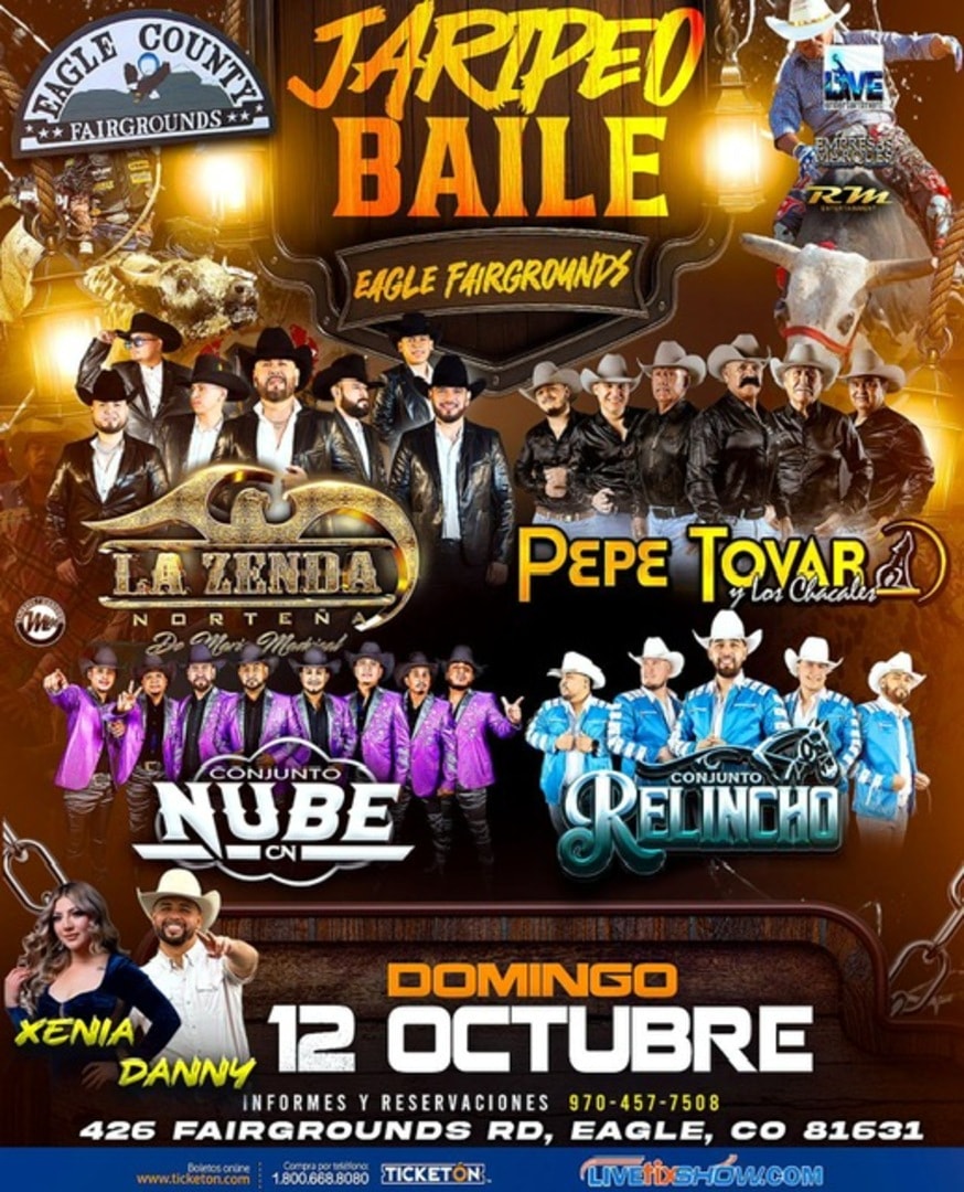 La Zenda Nortena-Pepe Tovar-Conjunto Nube-Conjunto Relincho-Jaripeo Baile-Eagle Fairgrounds