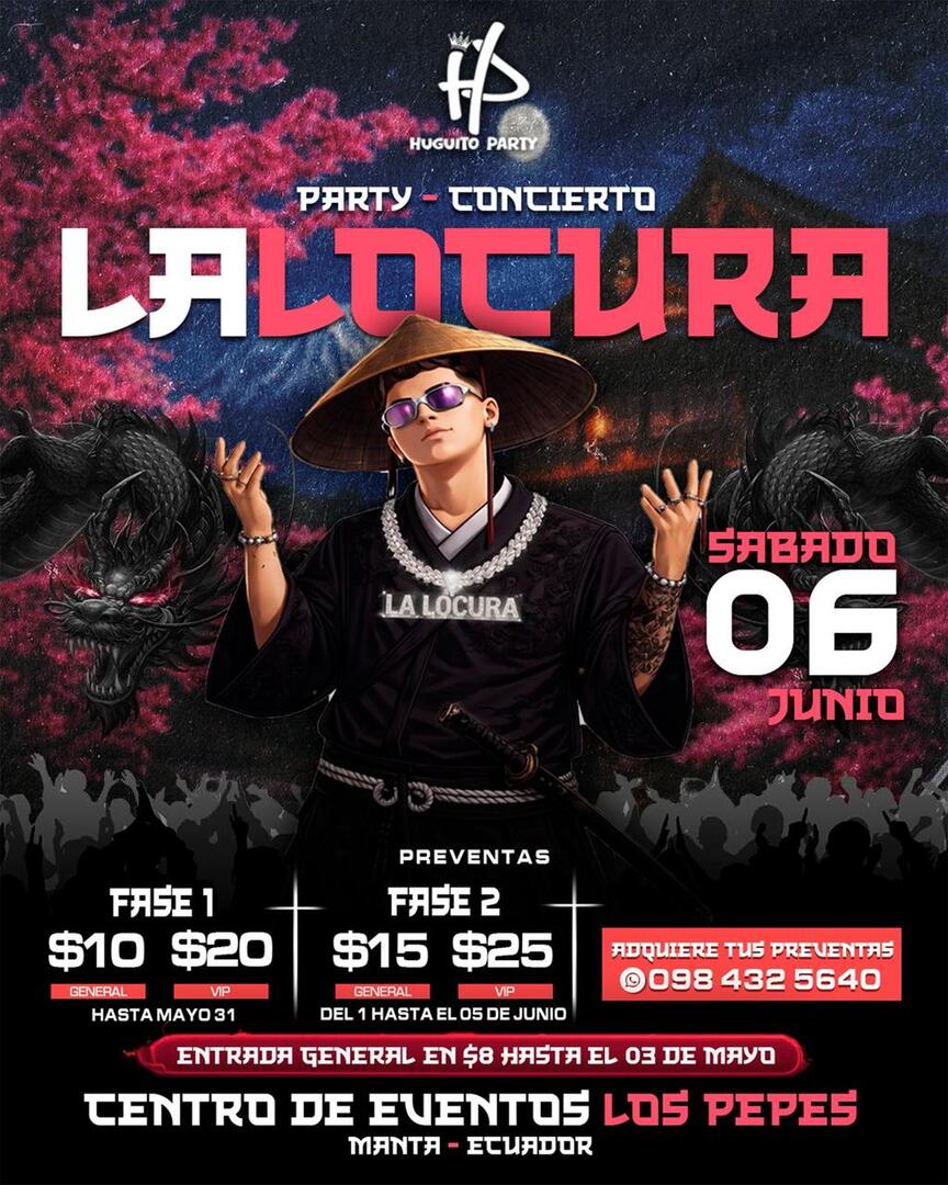 PARTY - CONCIERTO "LA LOCURA"