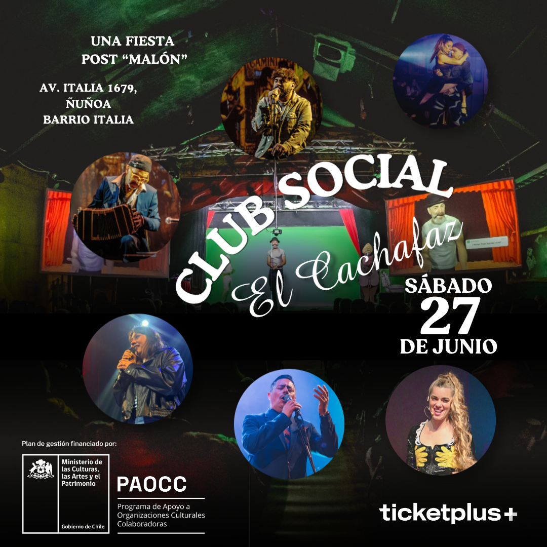 Ciclo de Teatro-Club Social Cachafaz-Sábado 27 Junio 22:15 hrs
