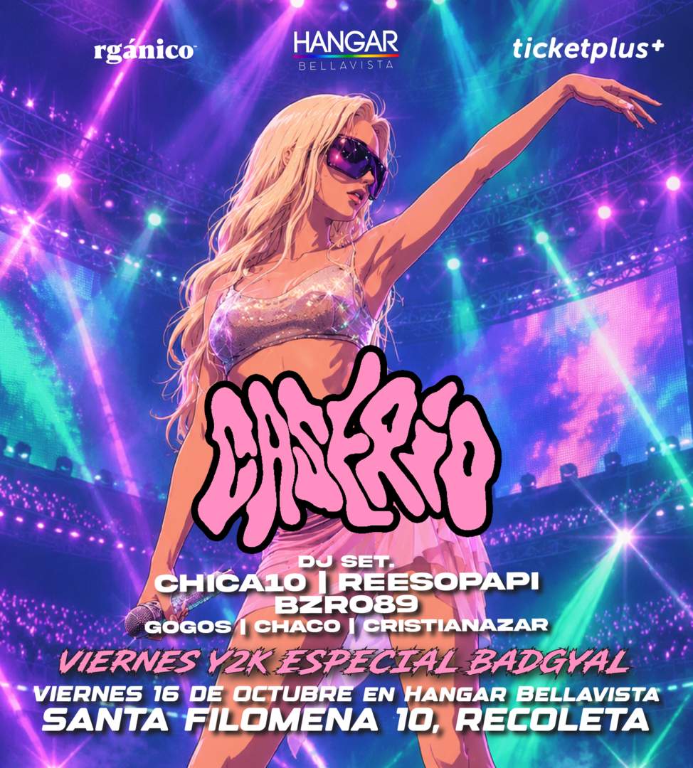 Viernes de Y2K Especial Bad Gyal 🍭 en Caserío Fiesta Viernes 16 de Octubre en Hangar Bellavista