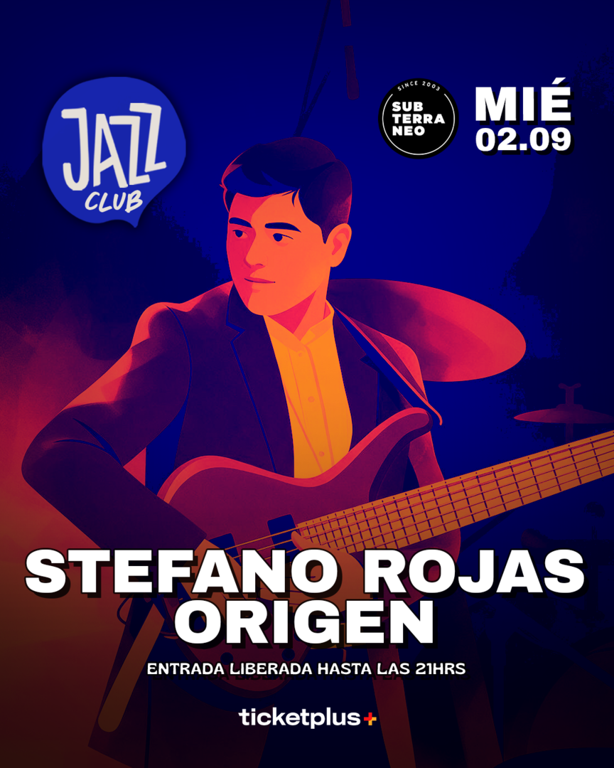 JAZZ CLUB 🎵 MIÉRCOLES 02 SEPTIEMBRE ★ Club Subterráneo