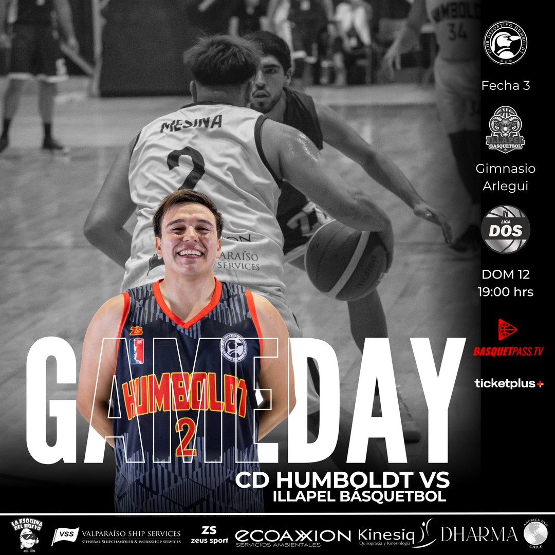 CD Humboldt vs Illapel Básquetbol - Fecha 3 de Liga DOS 2026