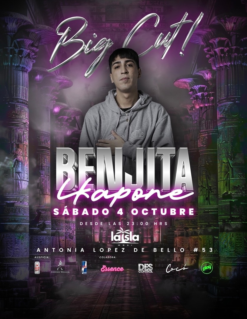 Benjita Alkaapone en Vivo - Sábado  4 de Octubre 