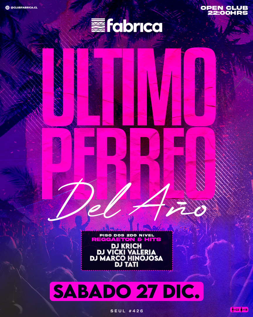 Club Fabrica Presenta @ Sábado 27 Diciembre