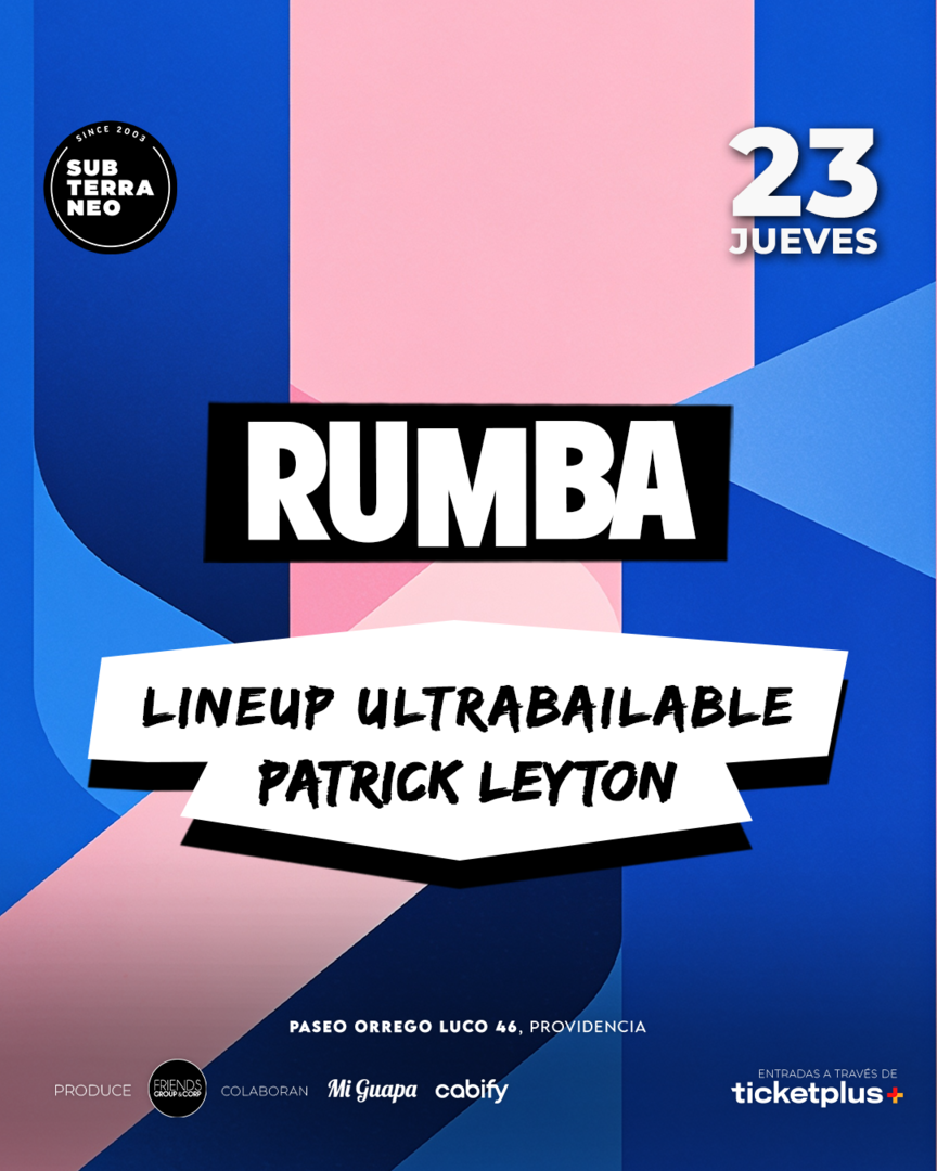 RUMBA Full Ultrabailable ★ JUEVES 23 JULIO ★ Club Subterráneo (+21M & +23H)