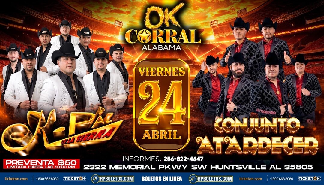 K Paz De La Sierra-Conjunto Atardecer-Ok Corral Alabama-Huntsville AL