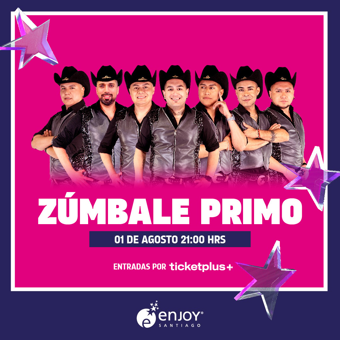 Zúmbale Primo en Enjoy Santiago