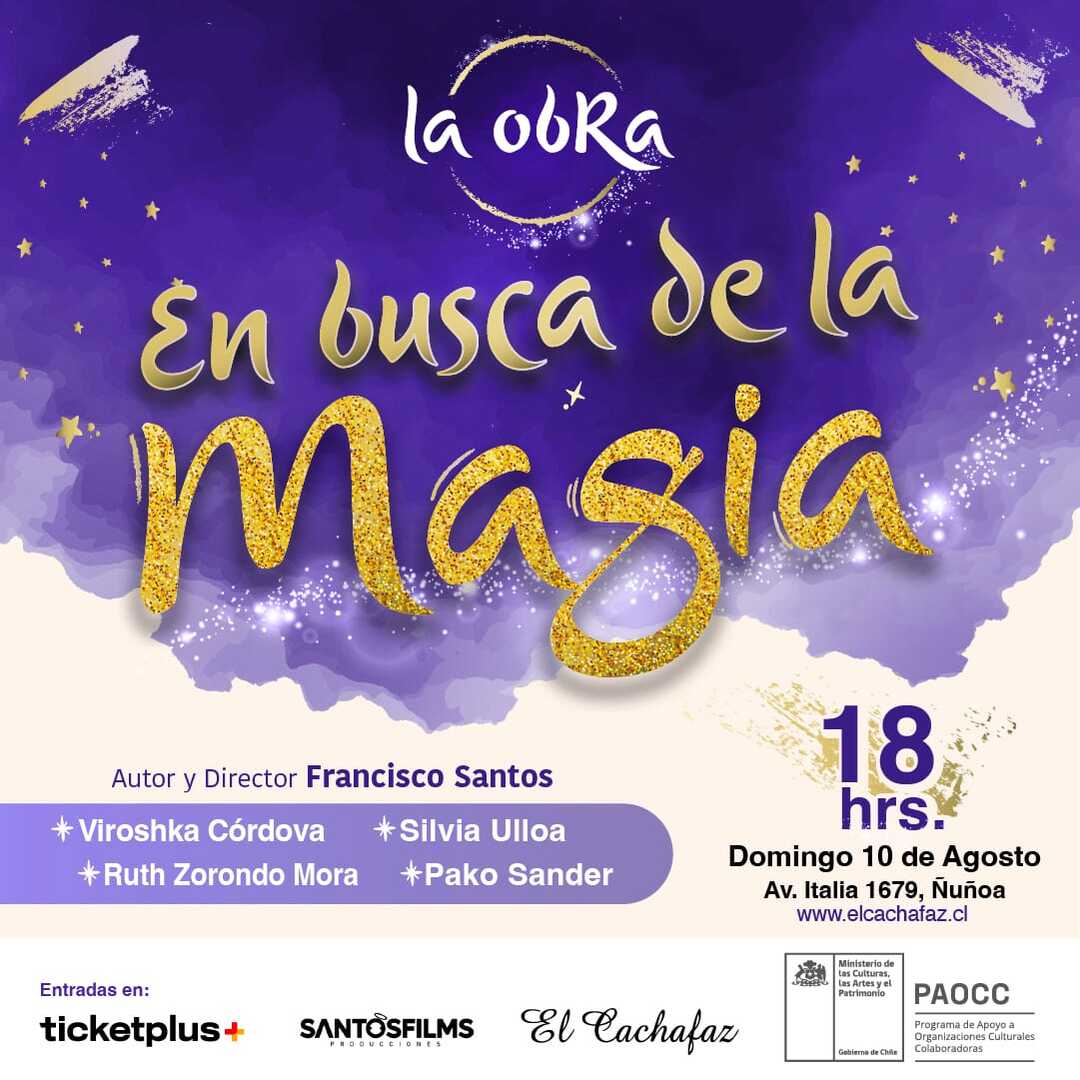 Ciclo de Teatro-En busca de la Magia- Domigo 10 de Agosto- 19hrs