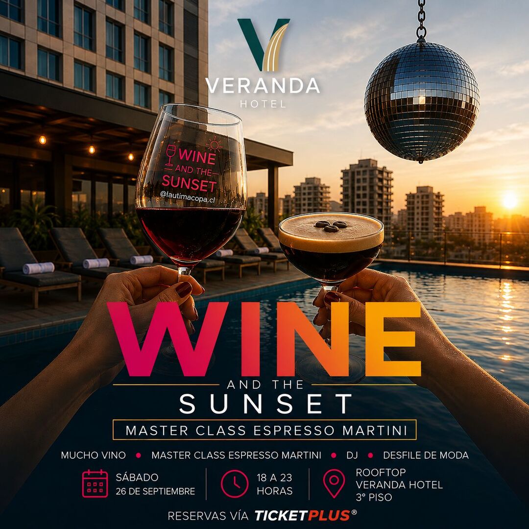 WINE & ESPRESSO MARTINI SUNSET - Sábado 26 de Septiembre