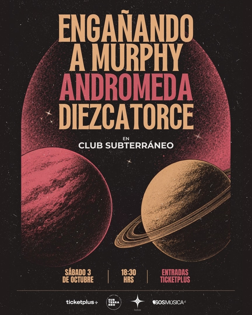 ENGAÑANDO A MURPHY ★ SÁBADO 03 OCTUBRE ★ Club Subterráneo