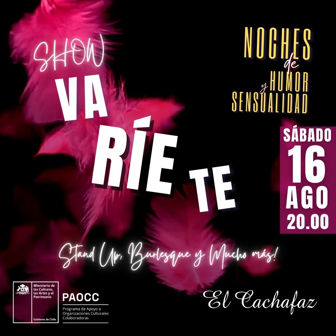 Variete Sabado 16 de Agosto 20 hrs