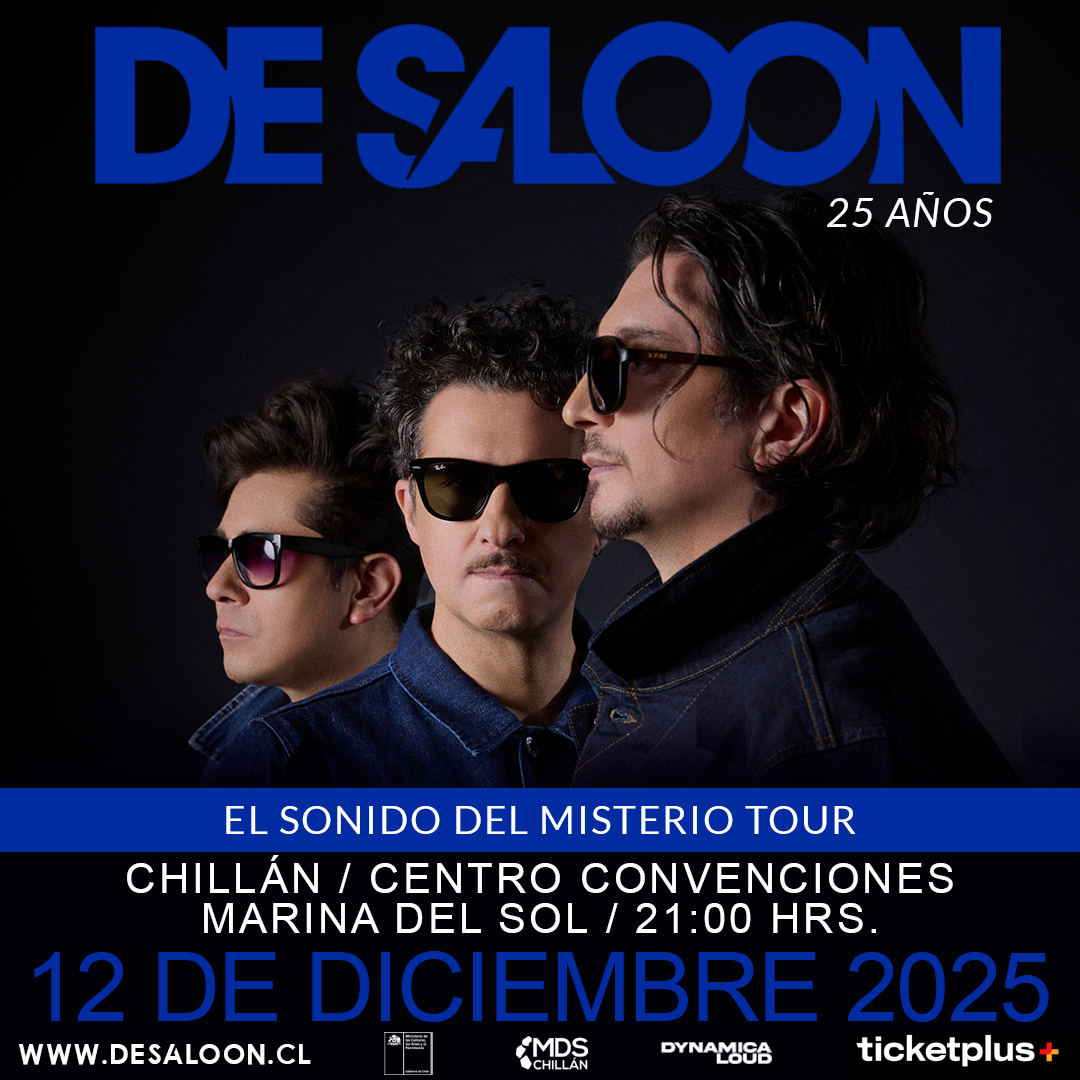 De Saloon Lanzamiento nuevo disco “El sonido del Misterio” + Grandes Éxitos en Chillán