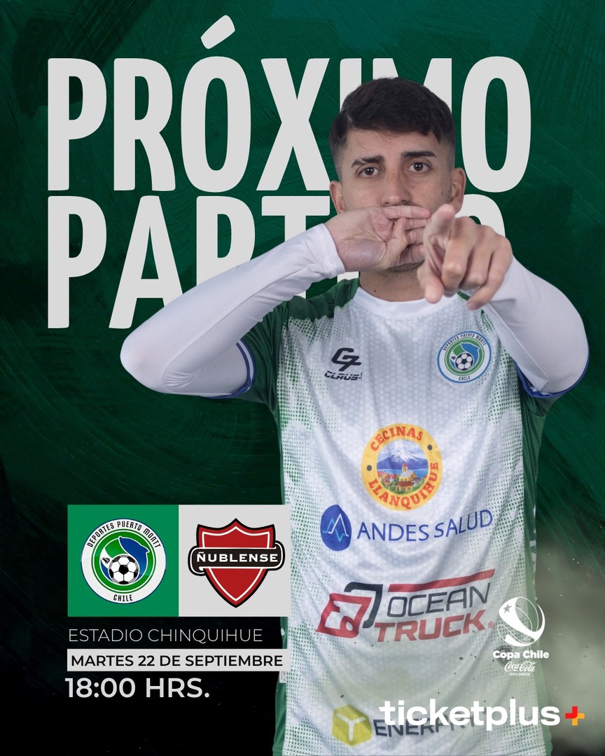 Deportes Puerto Montt vs Ñublense Campeonato Copa Chile Coca - Cola Zero Azúcar