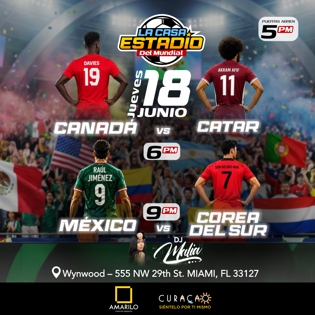 LA CASA ESTADIO DEL MUNDIAL - Canadá vs Qatar & México vs Corea del Sur