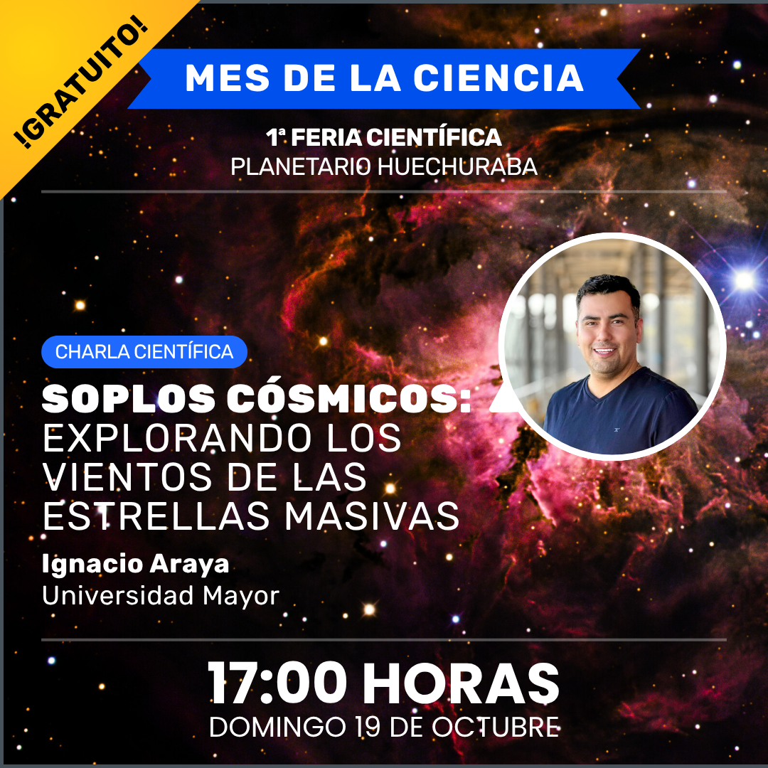 FERIA CIENTÍFICA: CHARLA: SOPLOS CÓSMICOS