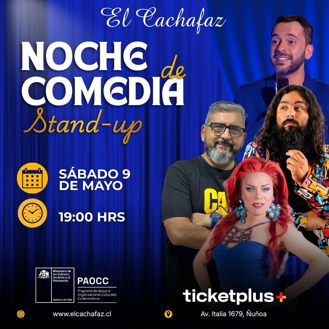 Show de Stand Up-Noche de comedia-Sabado 9 Mayo a las 19 hrs