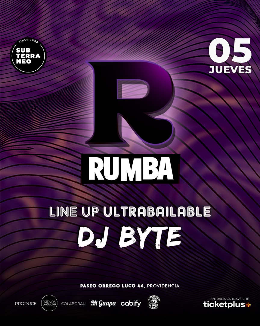 RUMBA Full Ultrabailable ★ JUEVES 05 FEBRERO ★ Club Subterráneo (+21M & +23H)