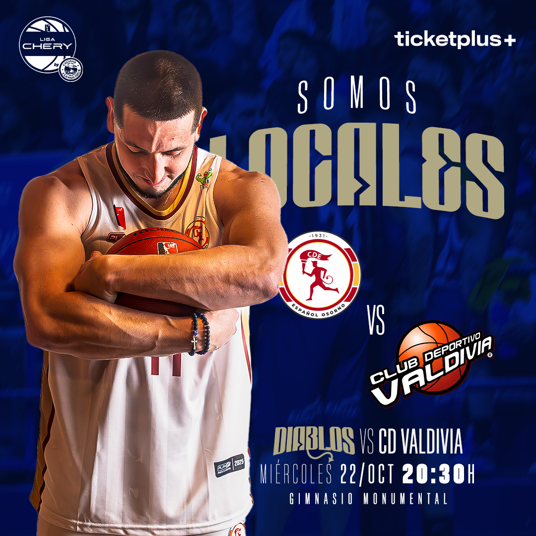 Español de Osorno vs CD Valdivia | LNB | Liga CHERY by Cecinas Llanquihue Transición | Semana 5