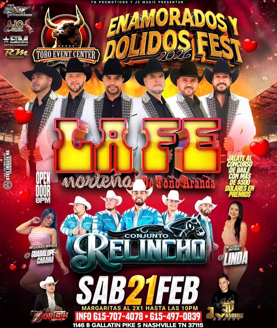 Enamorados y Dolidos con La Fe Norteña de Toño Aranda & Conjunto Relincho.