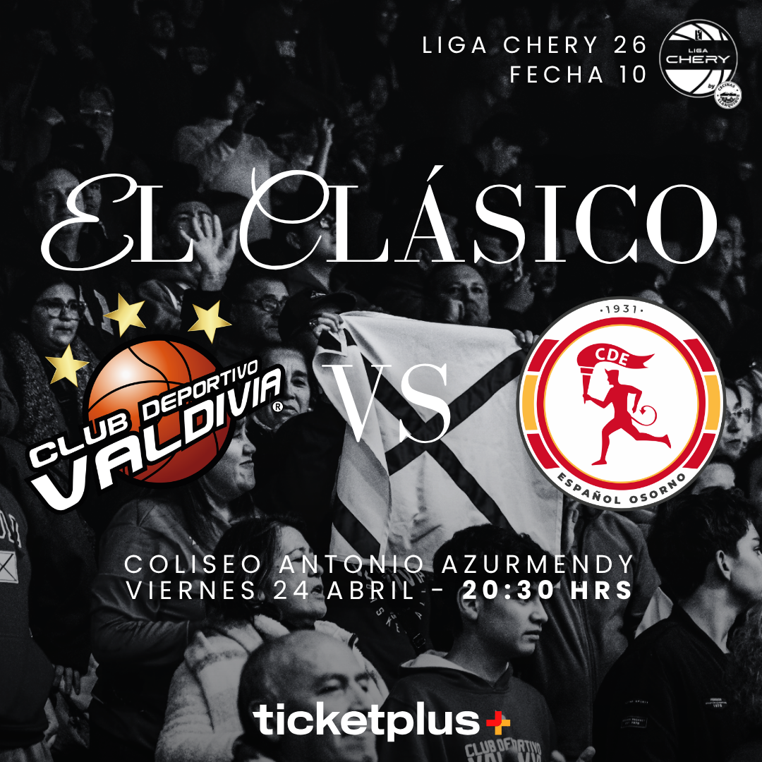 ⁠CD Valdivia vs Español de Osorno / LNB Liga CHERY by Cecinas Llanquihue 2026