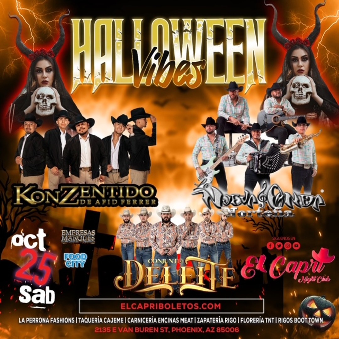 Halloween Vibes-Konzentido de Afid Ferrer-La Nueva Onda Nortena-Conjunto Deleite