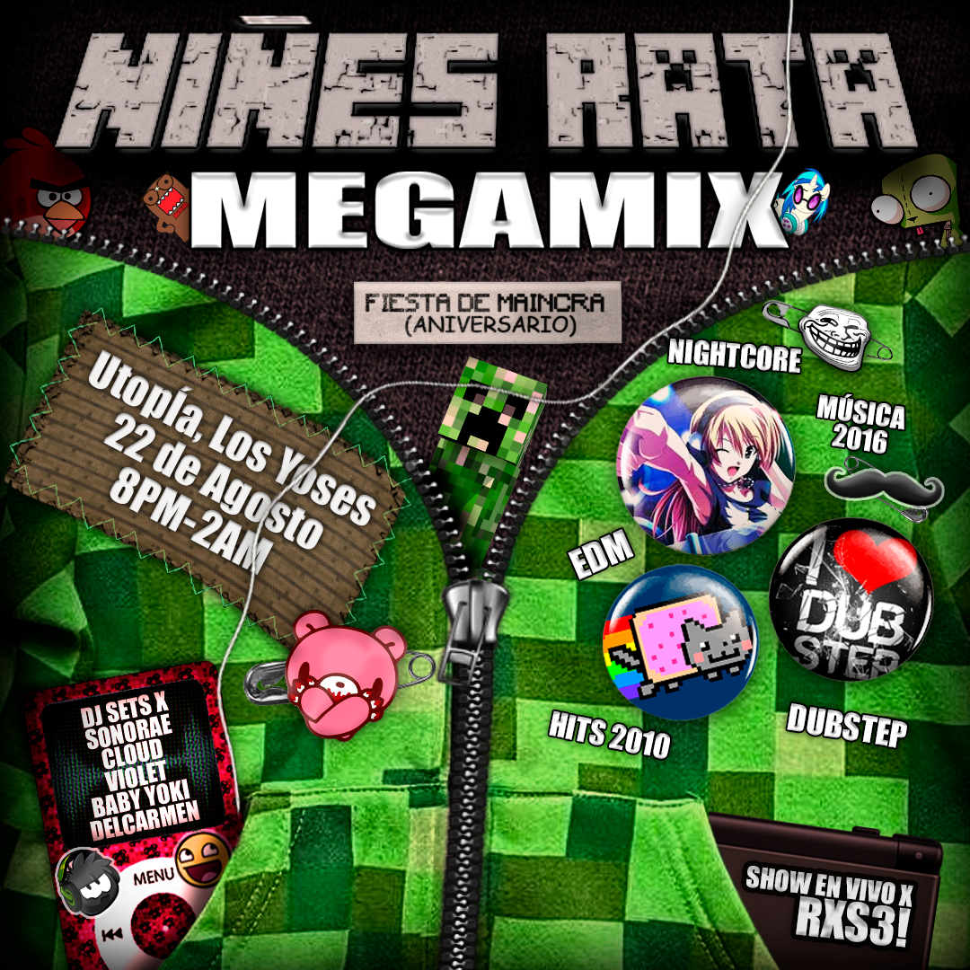 ☆ NIÑES RATA MEGAMIX: EDICIÓN CUMPLE DE MAINCRA (ANIVERSARIO) ☆