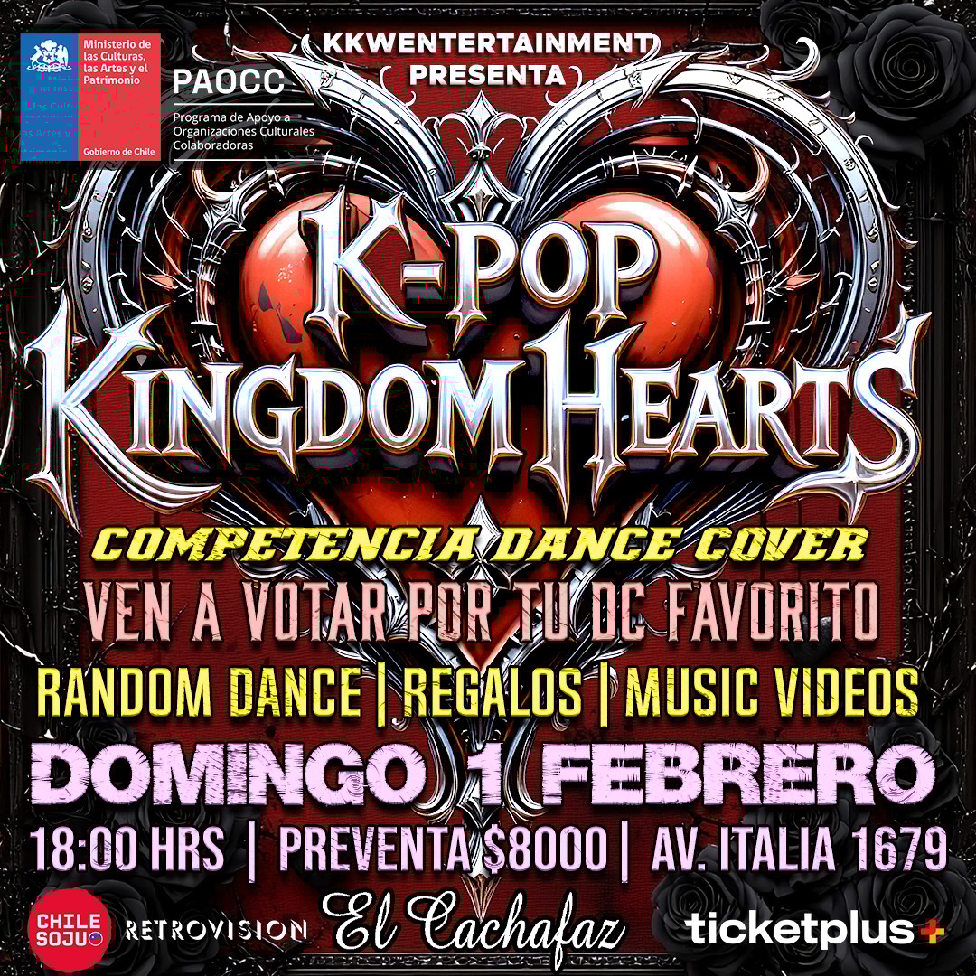 Danza- Kpop Kingdom Hearts- Domingo 1 Febrero 18 hrs