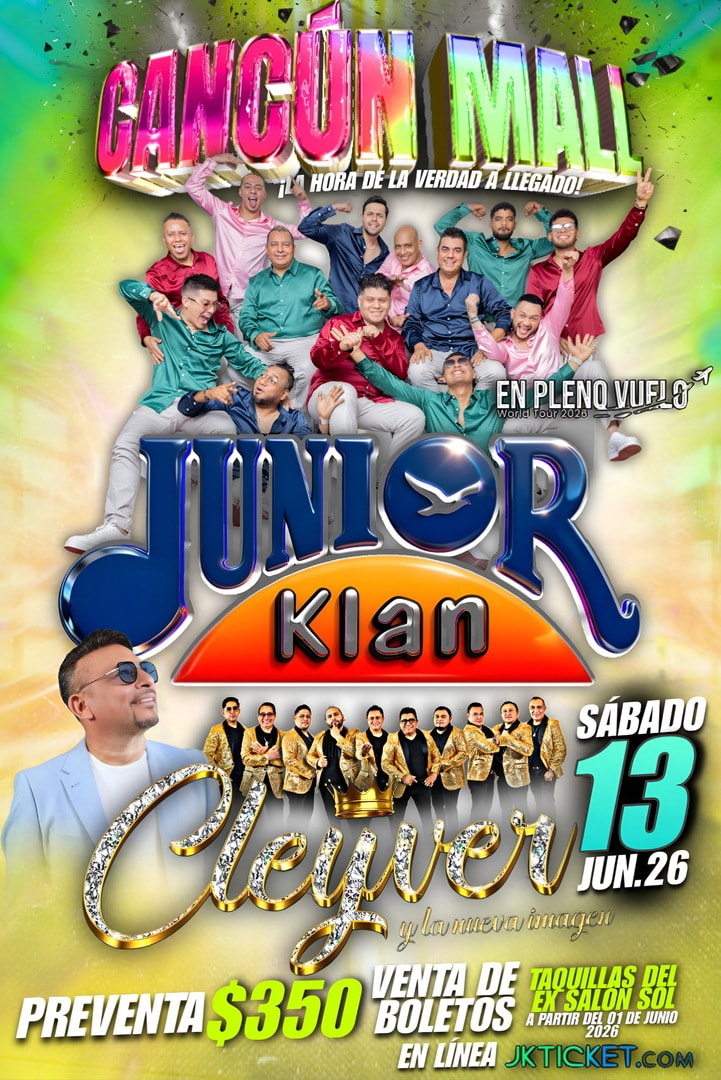 Junior Klan el # 1 de Veracruz En Pleno Vuelo Tour Mundial 2026-Clever y la Nueva Imagen El # 1 De Yucatan