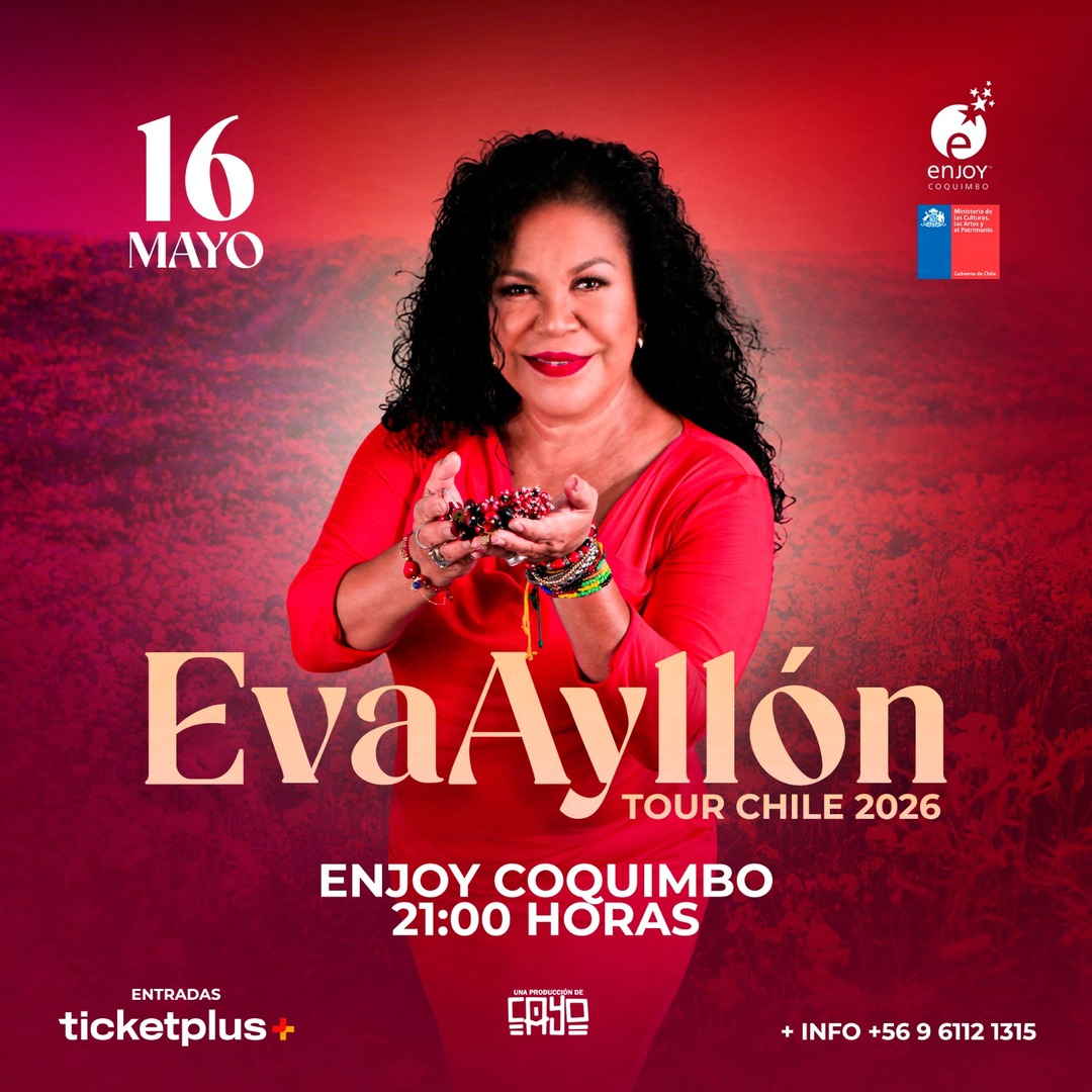 Eva Ayllón - Tour Chile 2026 - Enjoy Coquimbo