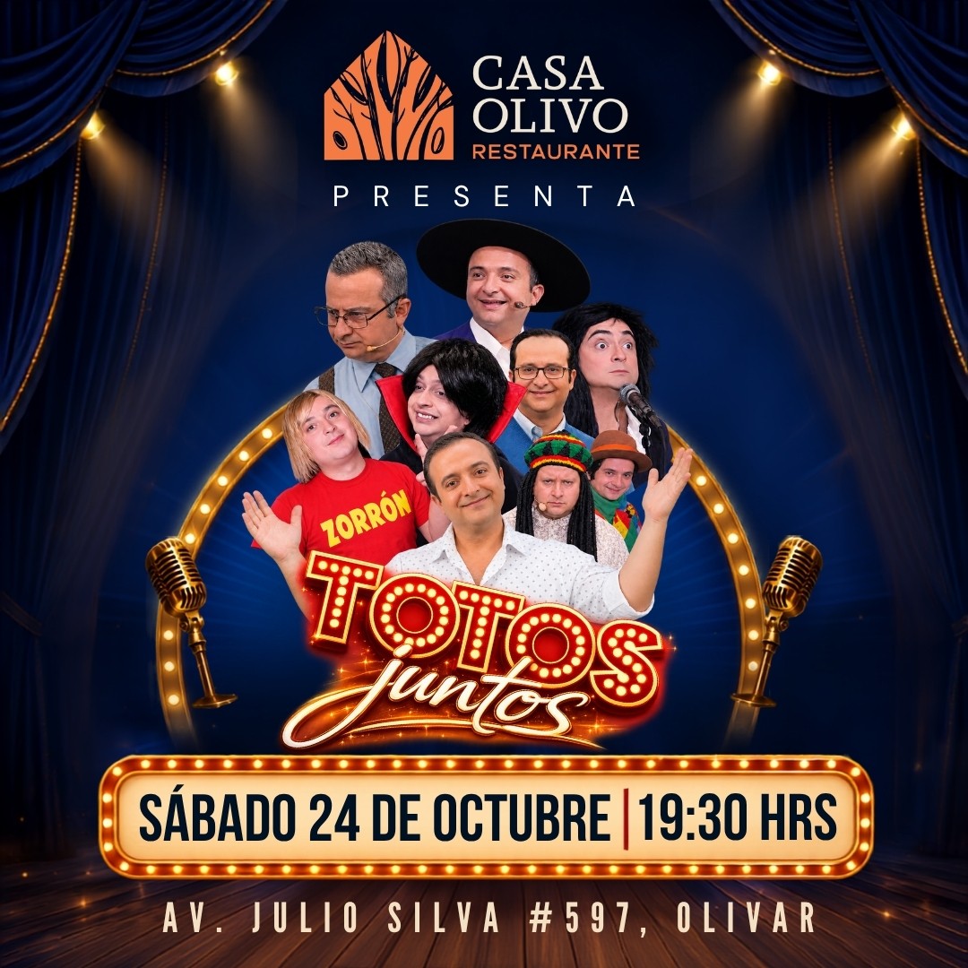 "Totos Juntos", Toto Acuña en vivo en Casa Olivo Restaurante
