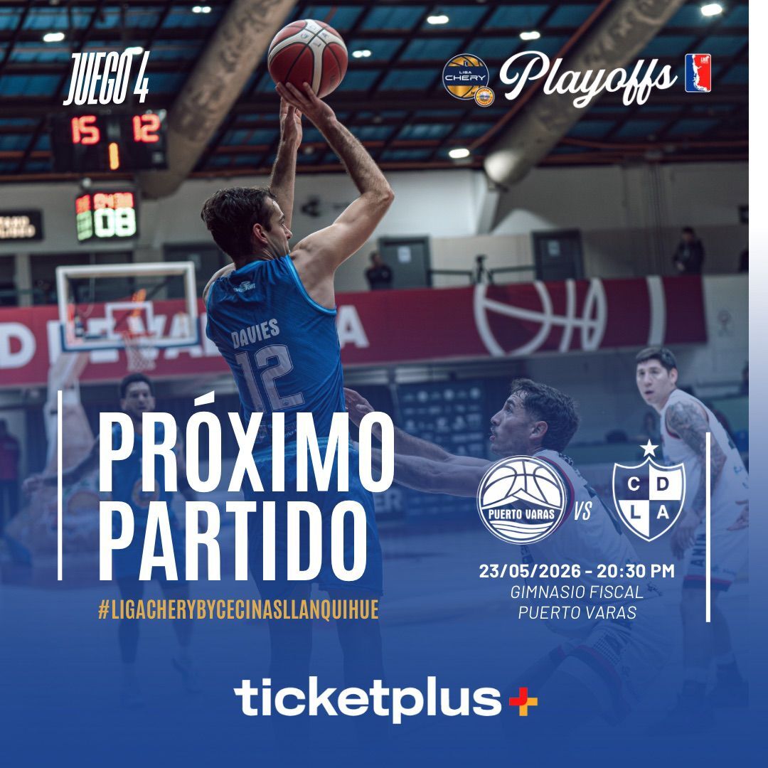 Puerto Varas vs Las Animas / LNB / Liga Chery By Cecinas Llanquihue 2026 / Play In Juego 4