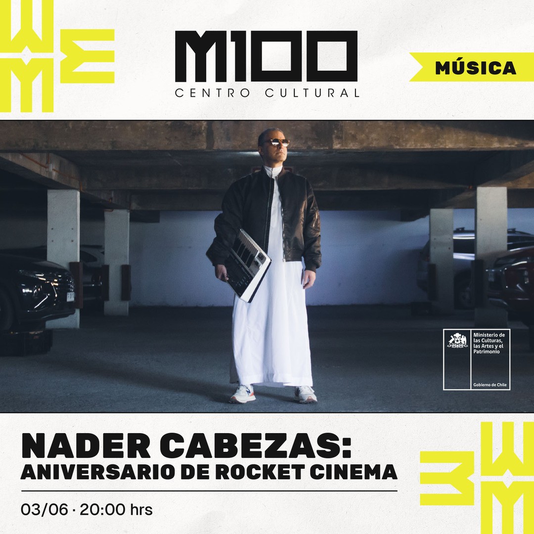 Nader Cabezas: Aniversario de Rocket Cinema Edición en Vinilo & Concierto junto a Relámpagos