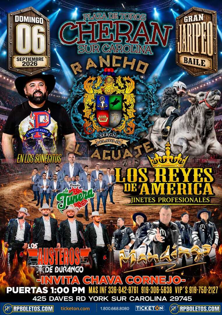 Rancho El Aguaje-Austeros-Mandingo-Banda Tunera-Rancho Cheran-York SC
