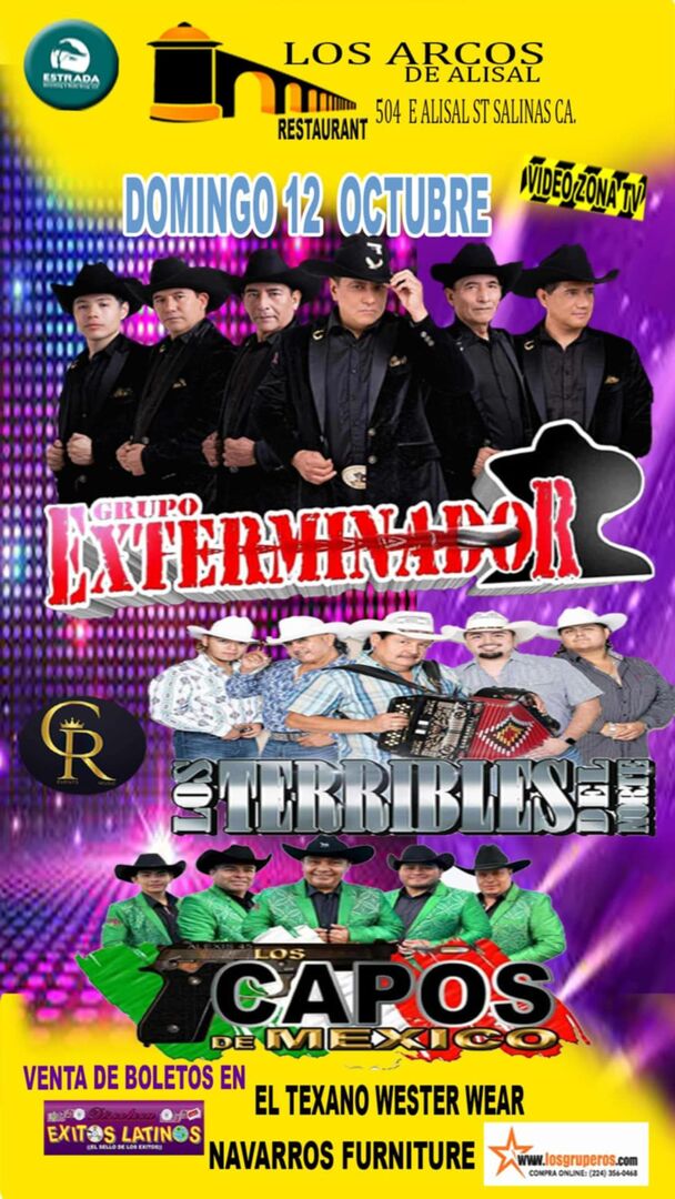 Grupo Exterminador-Los Terribles del Norte-Los Capos de Mexico-Los Arcos
