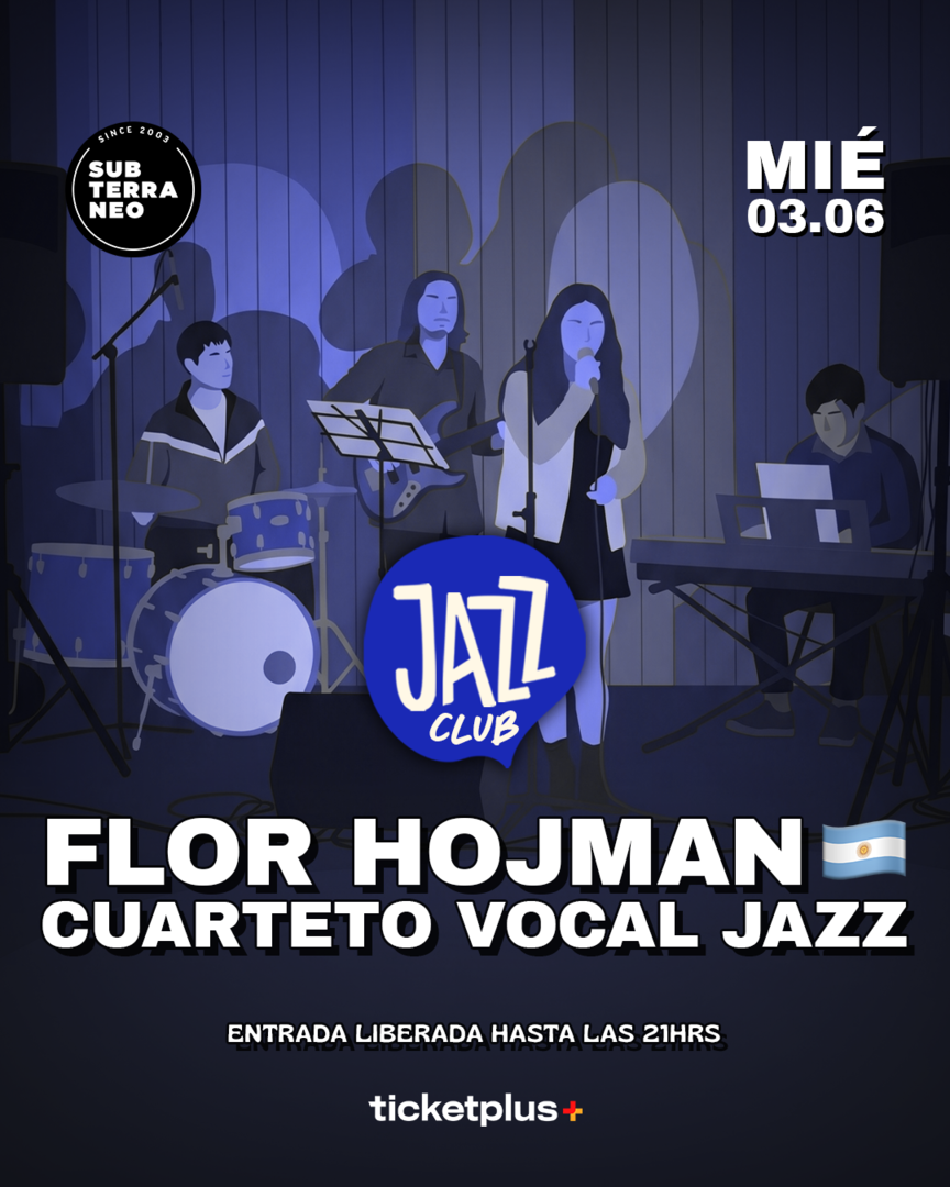 JAZZ CLUB 🎵 MIÉRCOLES 03 JUNIO ★ Club Subterráneo