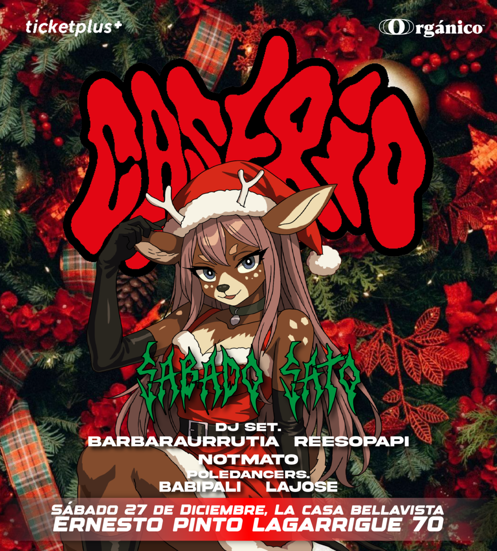 Sábado sato en Caserío fiesta Edición Navidad 🎄 27 de Diciembre en La casa Bellavista