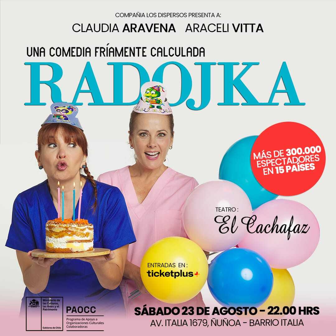 Ciclo de Teatro- Radojka- Sabado 23 de Agosto 22 hrs