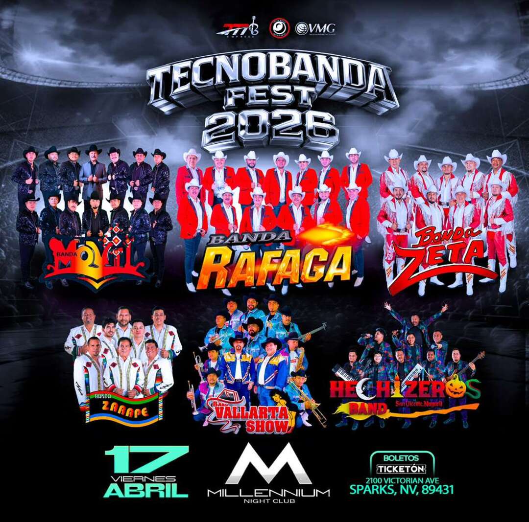 TecnoBanda Fest 2026-Banda Movil-Banda Rafaga-Banda Zeta-Banda Zarape-Vallarta Show-Echizeros Band-Millenium Nightclub