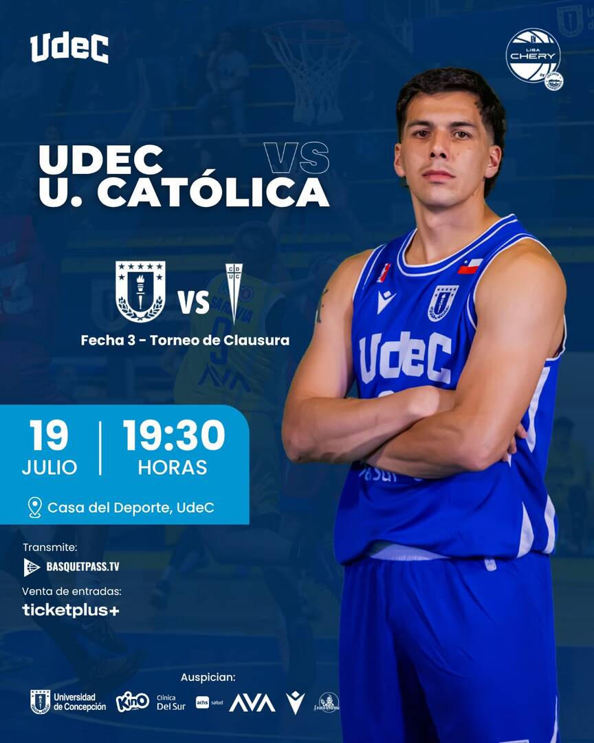 CD UdeC vs Basket UC - Liga Chery de Clausura  by Cecinas Llanquihu - Fecha 3