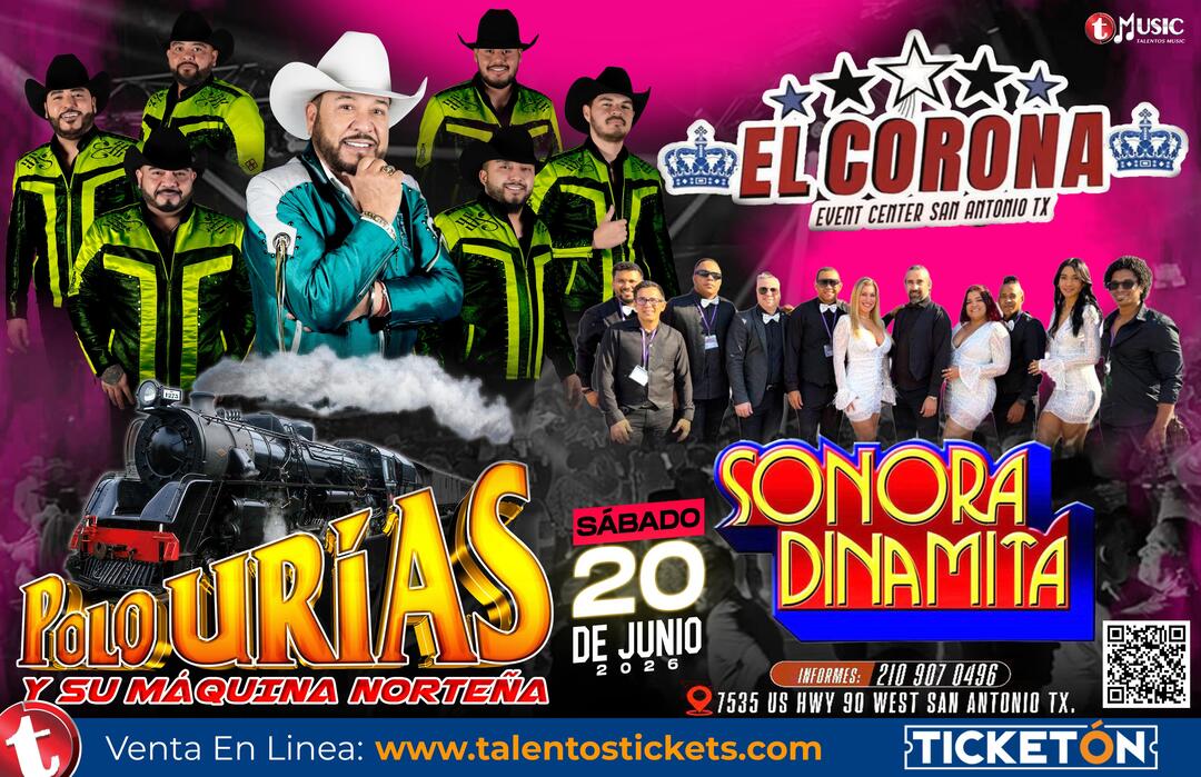 Polo Urias y La Maquina Norteña en El Corona Event Center de San Antonio, Texas