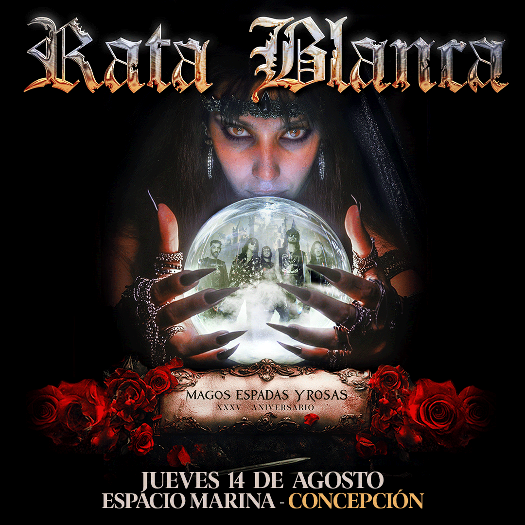 RATA BLANCA en Concepción - 35 años "Magos, Espadas y Rosas"