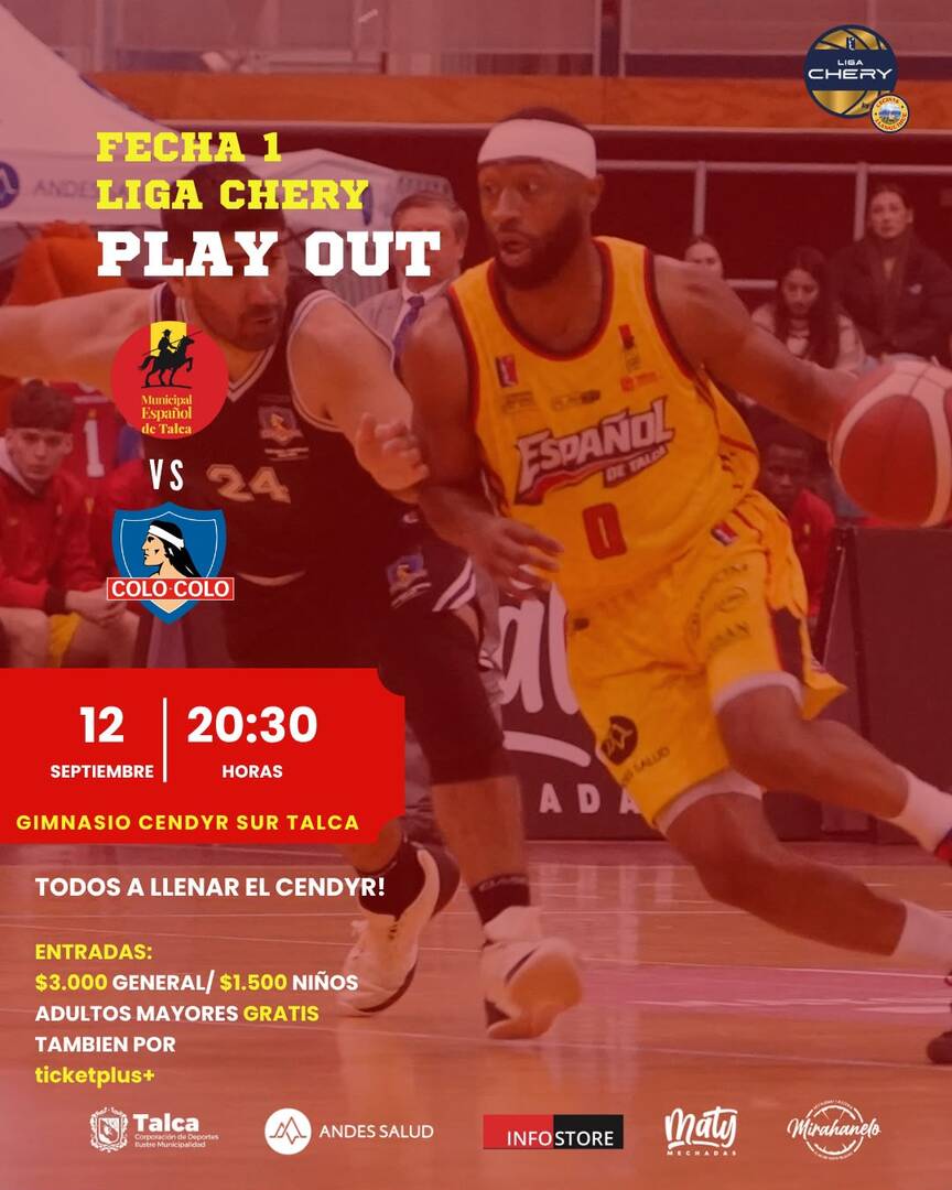 Mun. Español de Talca vs CSD Colo Colo / LNB Liga CHERY by Cecinas Llanquihue 2026