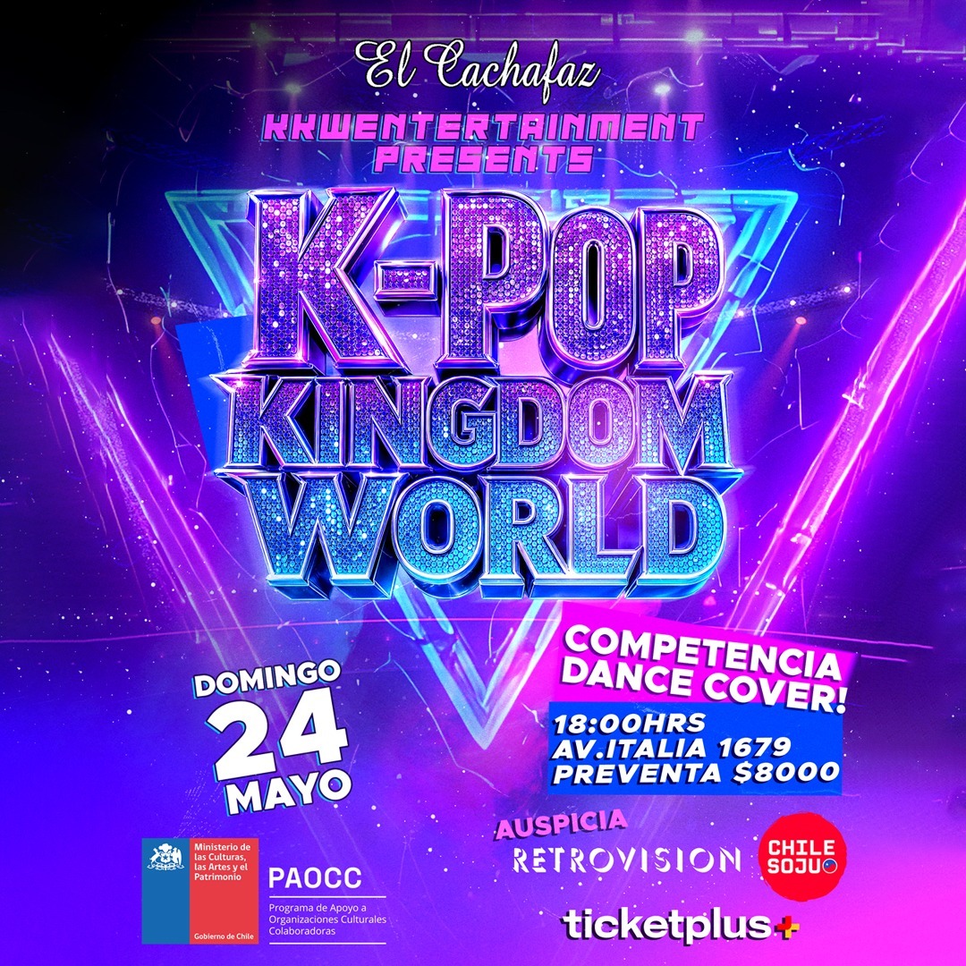 Ciclo de Danza-Kpop Kingdom World-Domigo 24 de Mayo 18 hrs