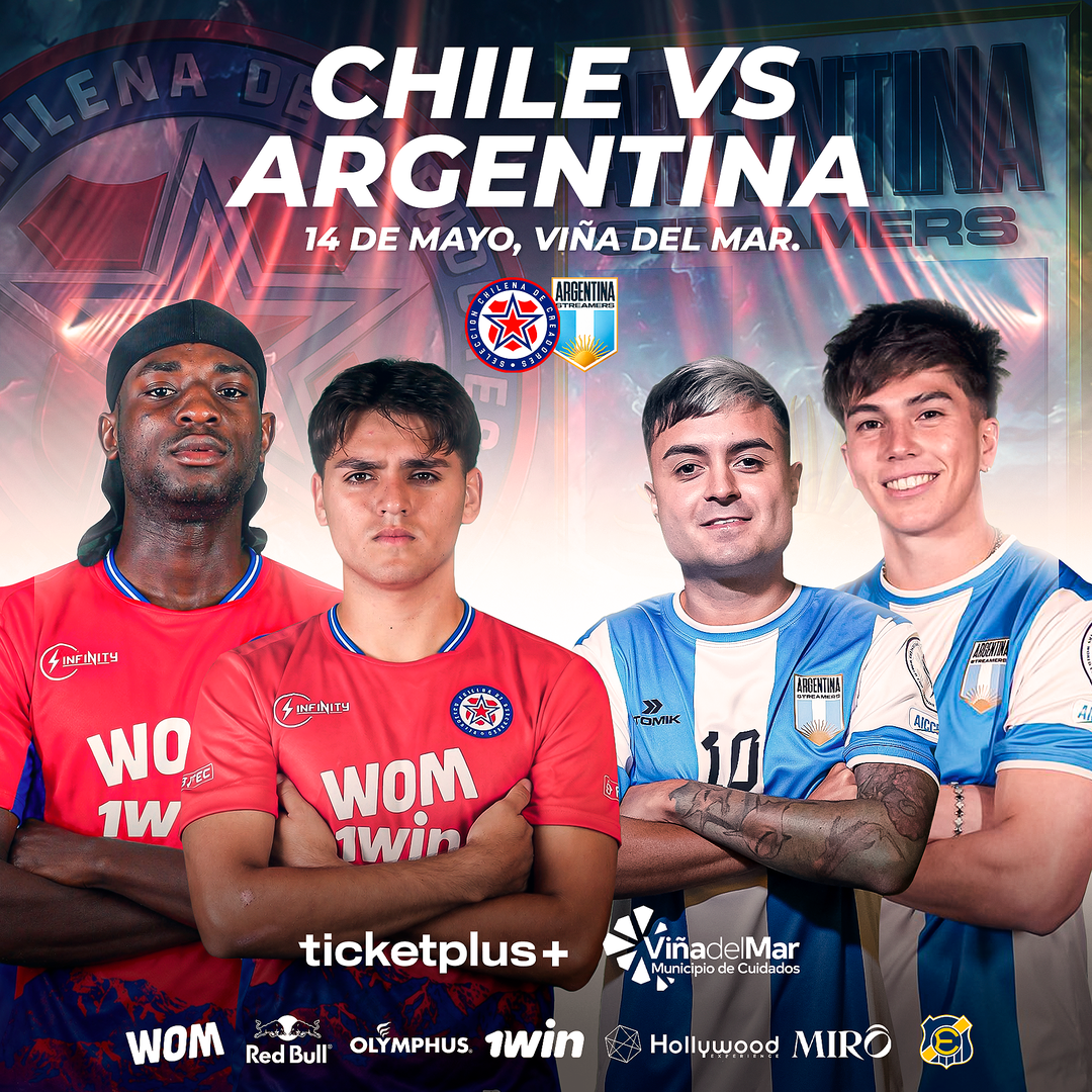 Chile vs Argentina Copa Hollywood Creadores