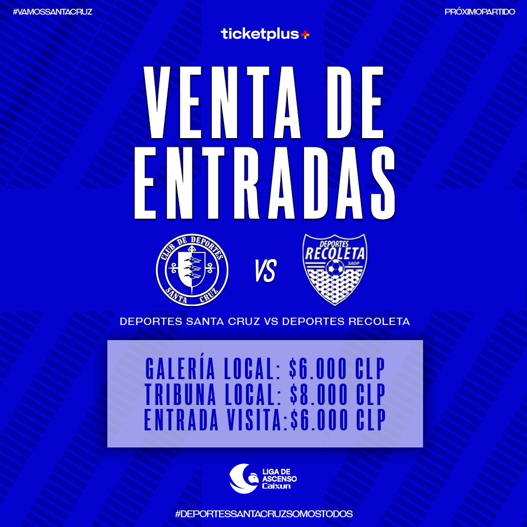 Deportes Santa Cruz vs Deportes Recoleta / Liga de Ascenso Caixun 2025