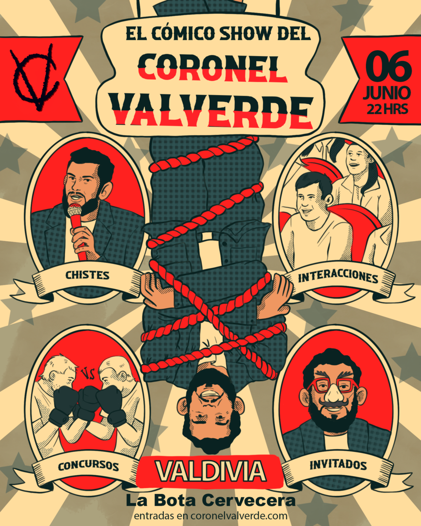Coronel Valverde / Valdivia / La Bota Cervecera / 06 de Junio / 22:00 hrs.