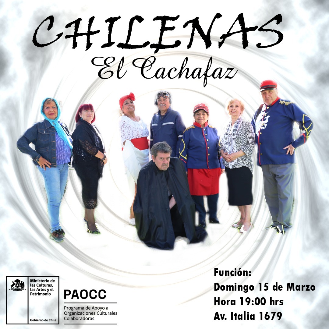 Ciclo de Teatro-Chilenas-Domigo 15 Marzo 19hrs