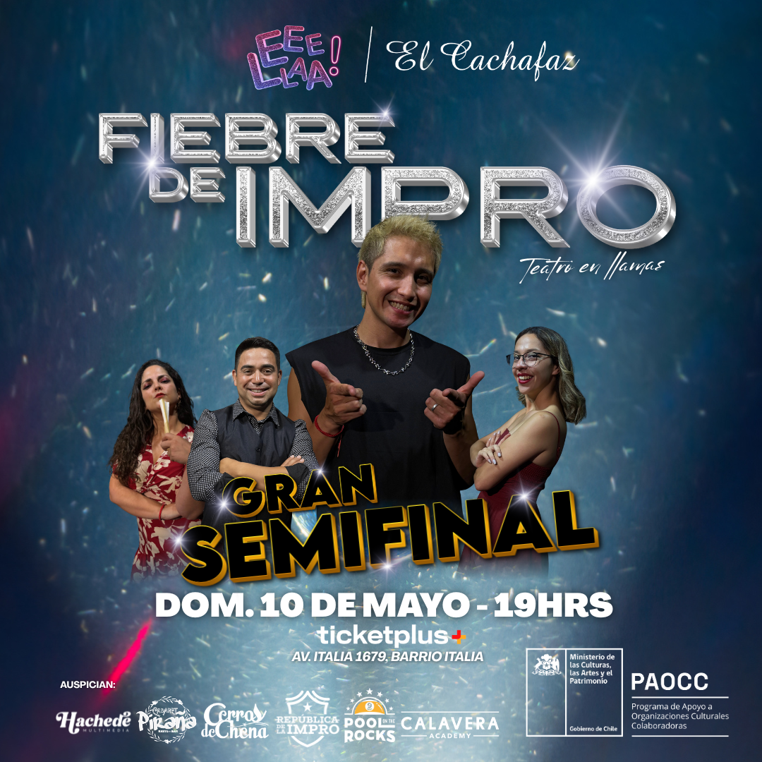 Show de Impro-Fiebre de Impro-Domigo 10 de Mayo 19hrs